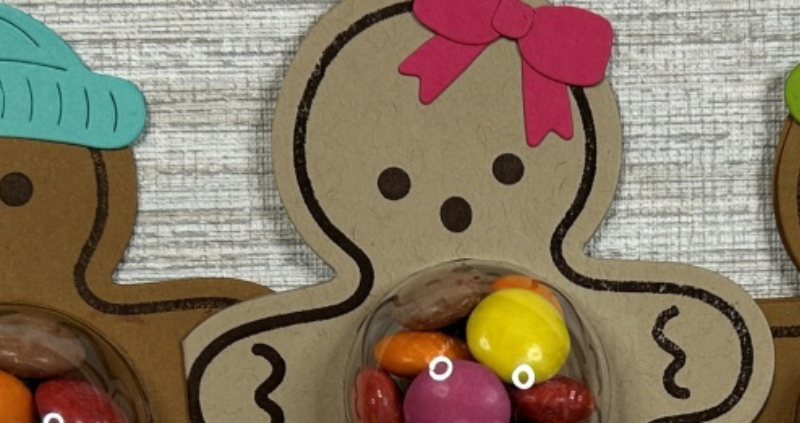 2 Gorgeous Gingerbread Man Sweet Treats