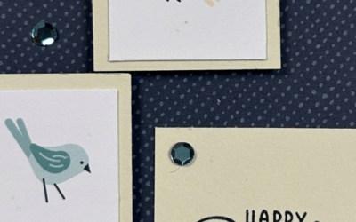 Easy Birthday Card using Squares