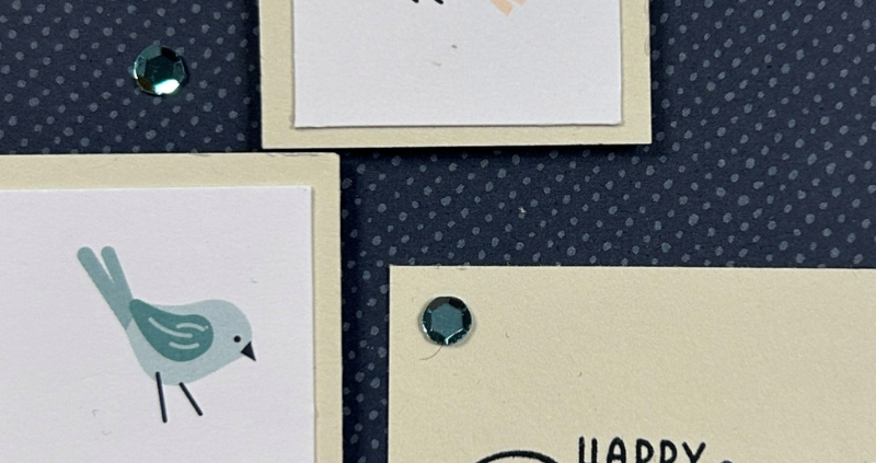 Easy Birthday Card using Squares