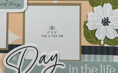 Beautiful Currently Loving Scrapbook Layout