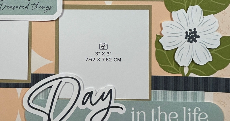 Beautiful Currently Loving Scrapbook Layout