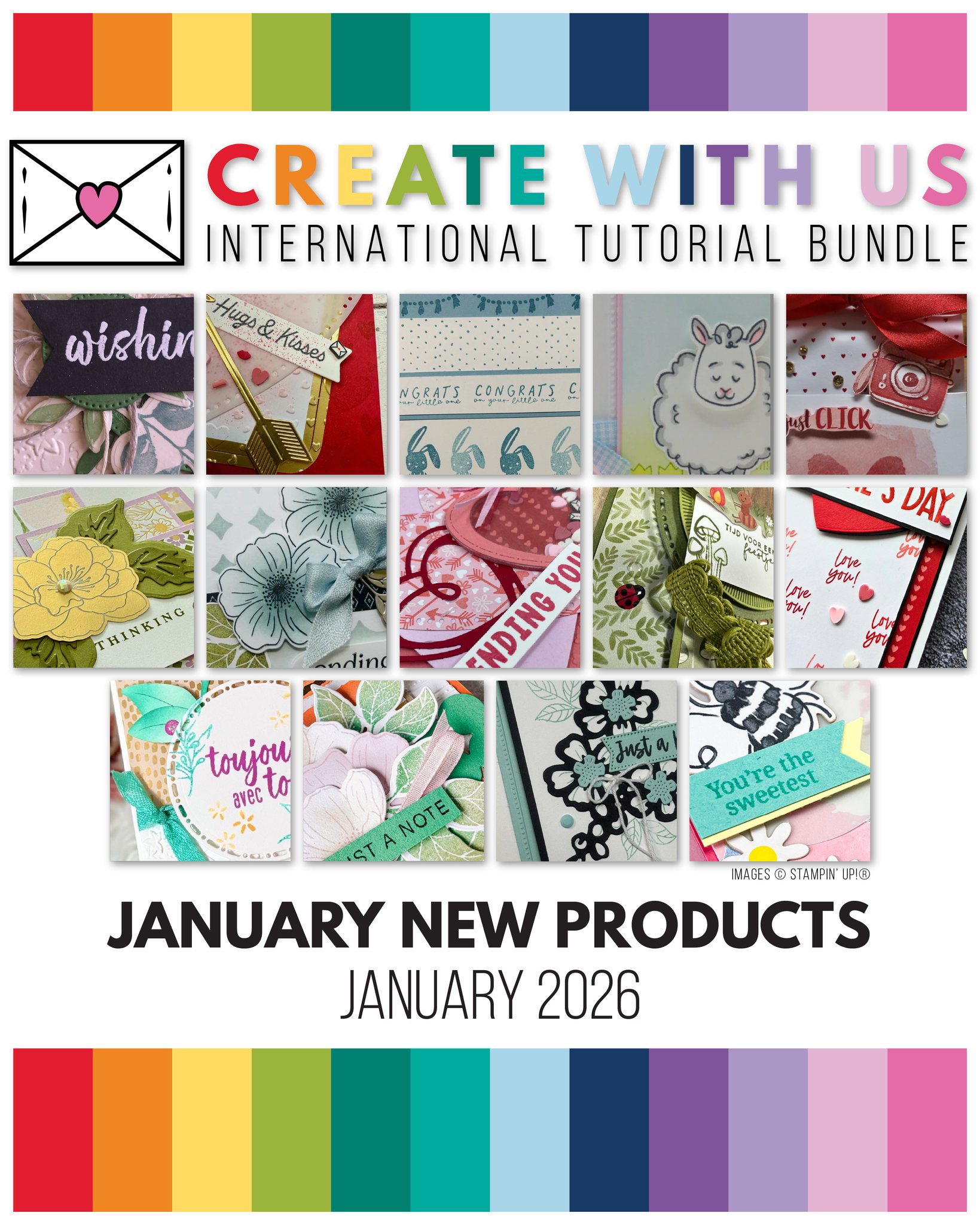 Sneak Peek of January's Tutorial Projects