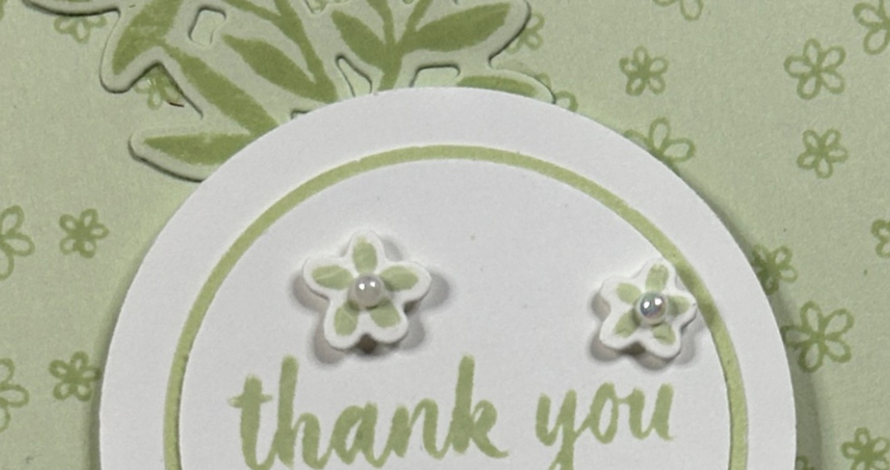 Simple Monochromatic Thank You Card