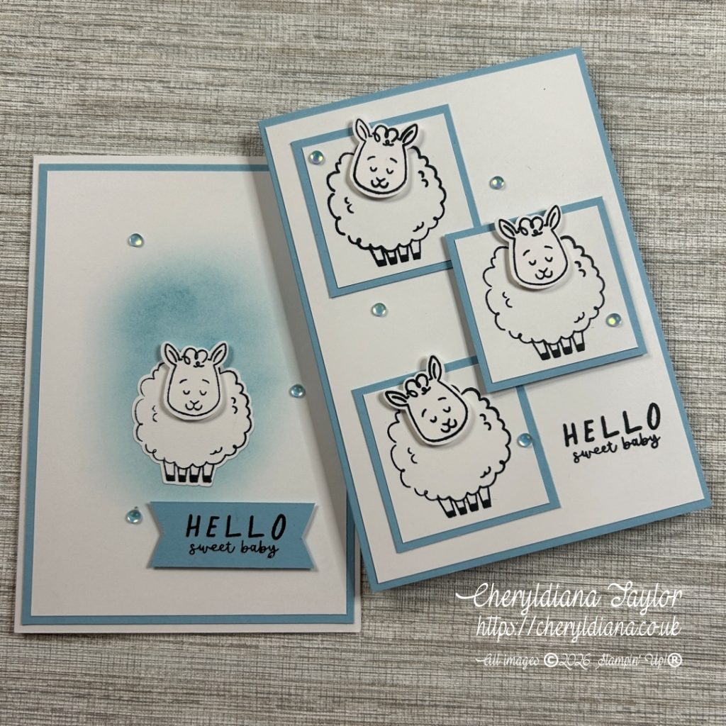 Spring Lamb New Baby Cards - Boy