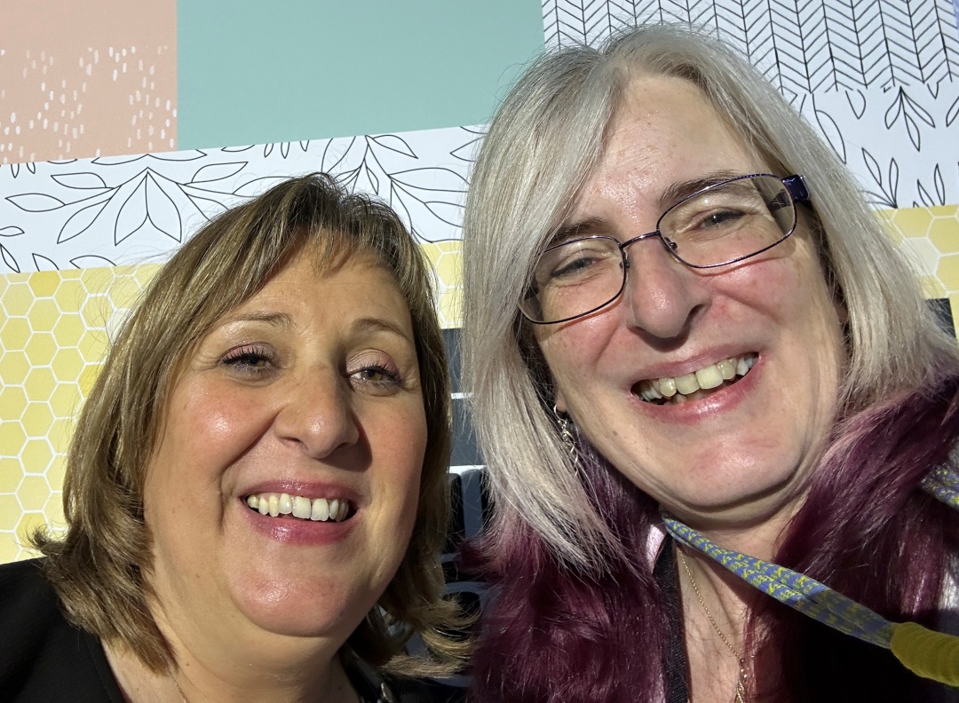 Photo of Cheryl Taylor and Shelli Gardner at OnStage Live 2019